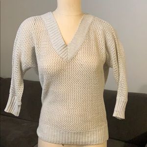 Express V neck knit sweater.
